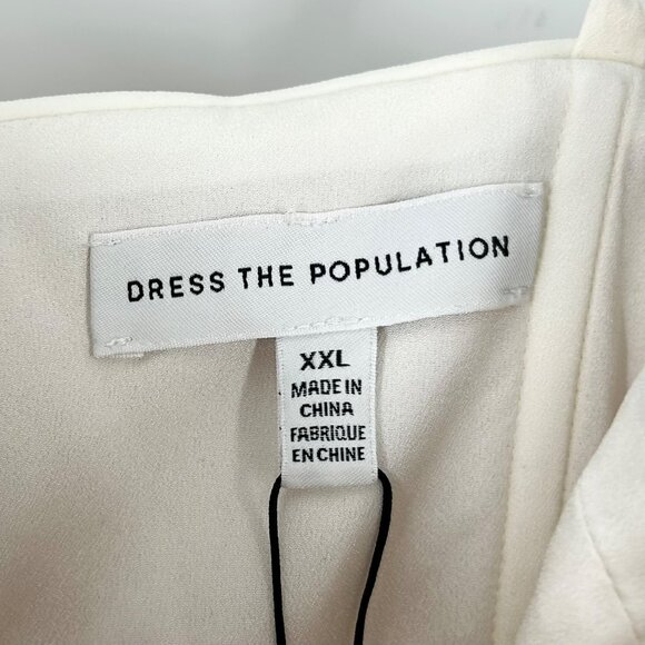 NWT Dress the Population Brynlee Lace/Sequins Mini Dress - Picture 8 of 10